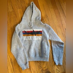 Block Island vintage kids hoodie. Size small.